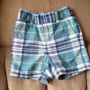 JANIE AND JACK Plaid Infant Summer Shorts